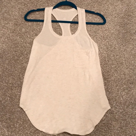 lululemon athletica Tops - Lululemon Yogi racerback tank heathered oatmeal